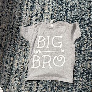 Gray Big Bro Kids T-Shirt